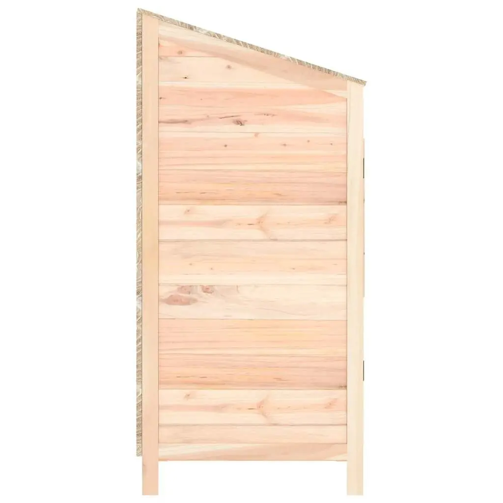 Garden Shed Outdoor Storage 55x52x112cm Solid Fir Wood Backyard Shed
