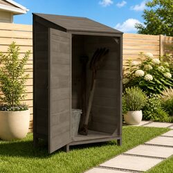 Practical Anthracite Garden Shed for Everyday Use