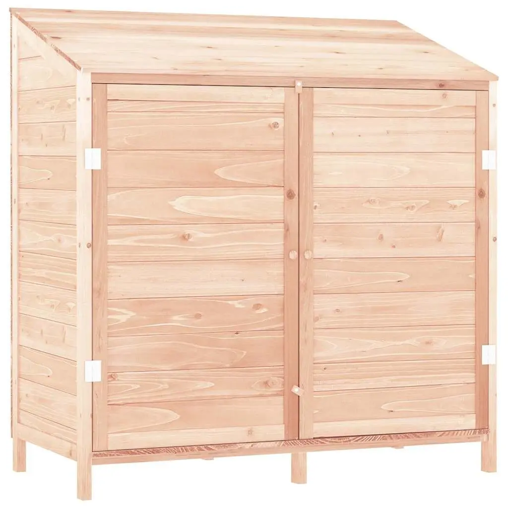 Garden Shed Solid Fir Wood 102x52x112 cm Brown Outdoor Storage