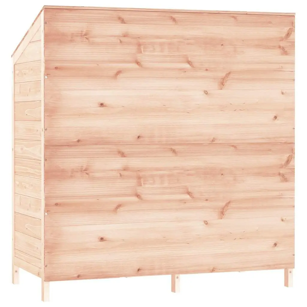 Garden Shed Solid Fir Wood 102x52x112 cm Brown Outdoor Storage