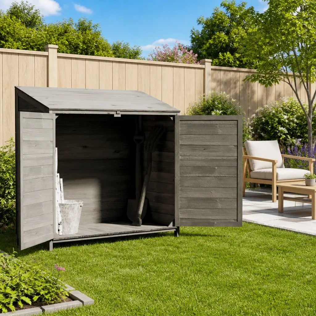 Garden Shed for Tools and Equipment Storage
