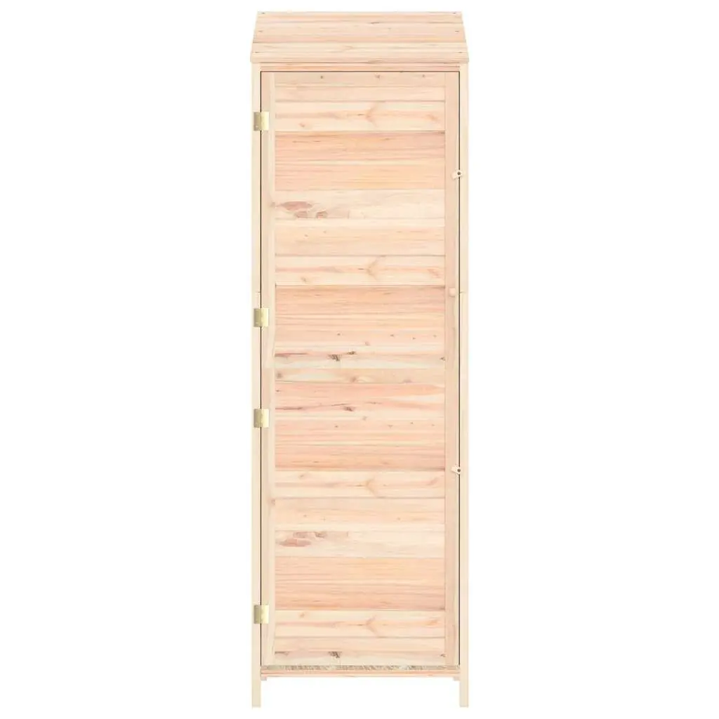 Garden Shed Solid Wood Fir 55x52x174.5cm Brown Outdoor Storage Tool Shed