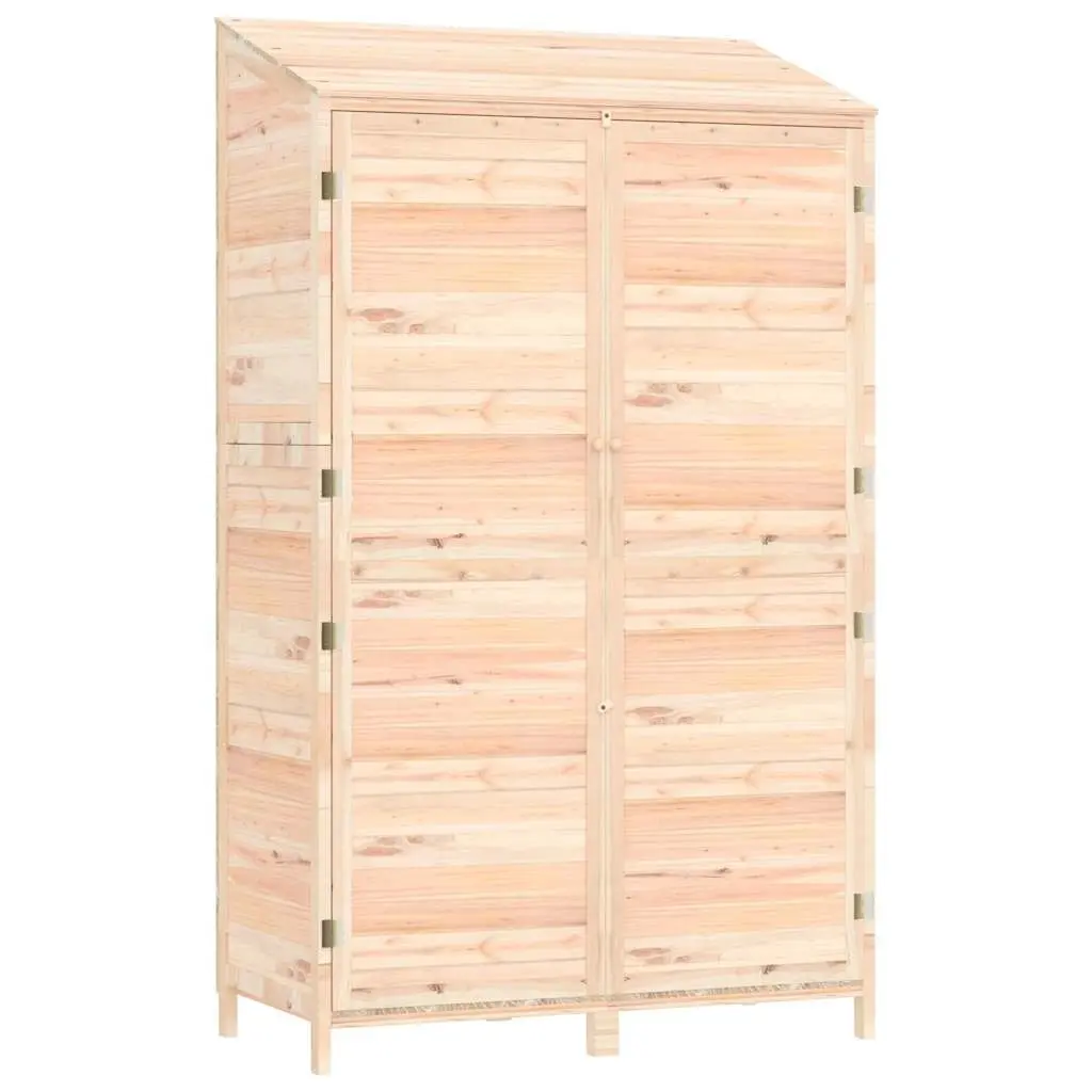 Garden Shed Wooden Structure 102x52x174.5 cm Brown