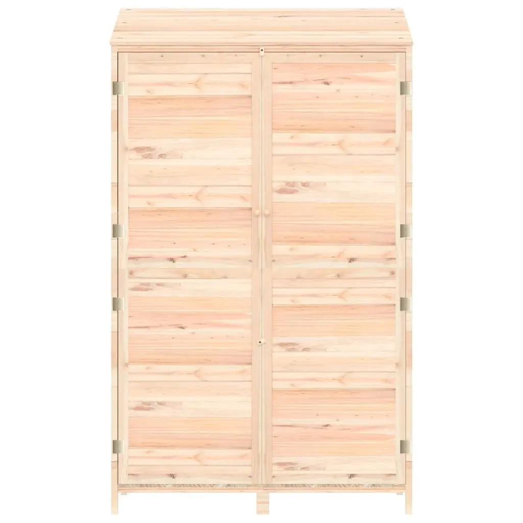 Garden Shed Wooden Structure 102x52x174.5 cm Brown