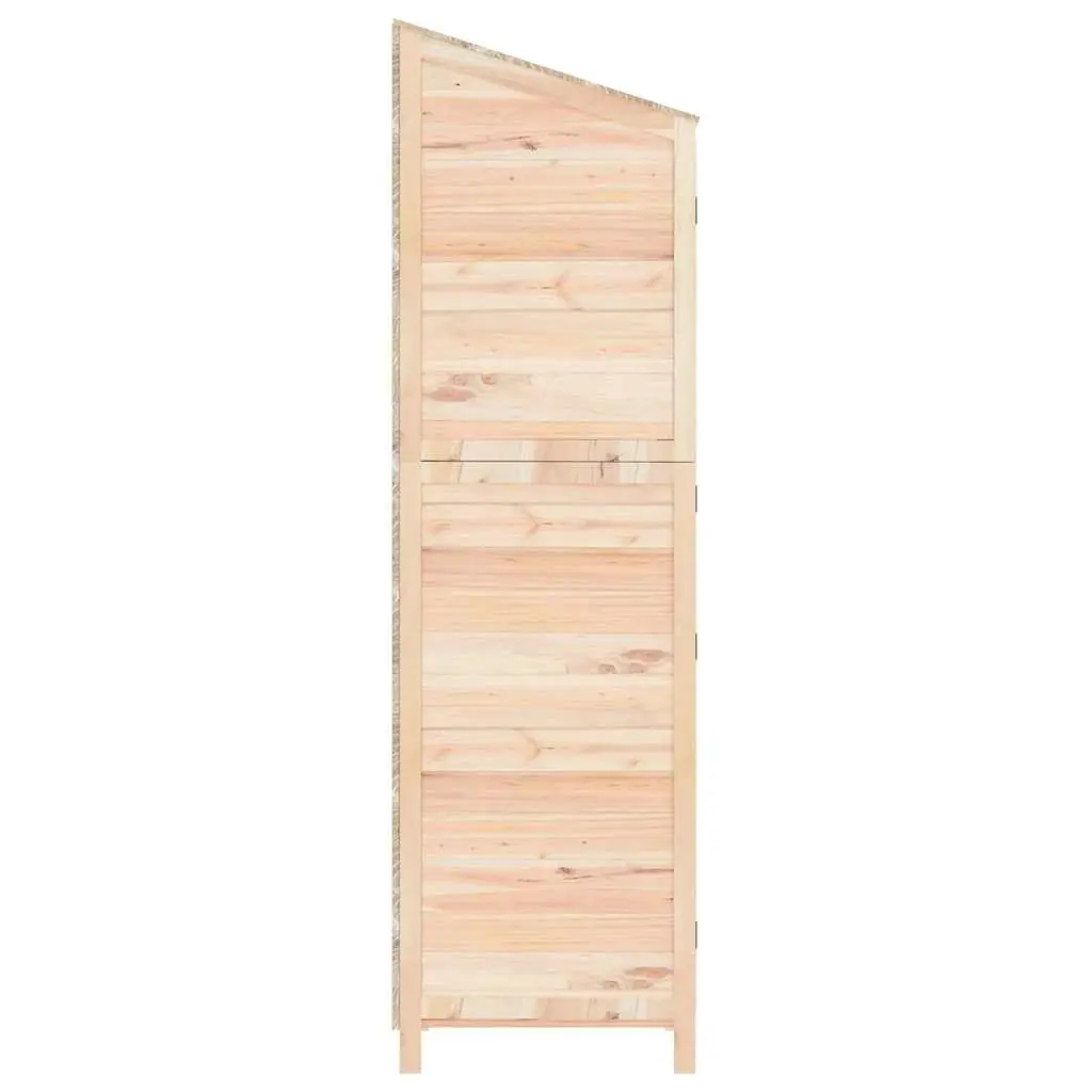 Garden Shed Wooden Structure 102x52x174.5 cm Brown