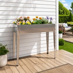 Practical Raised Garden Planter 100.5x40.5x90cm for Home Use