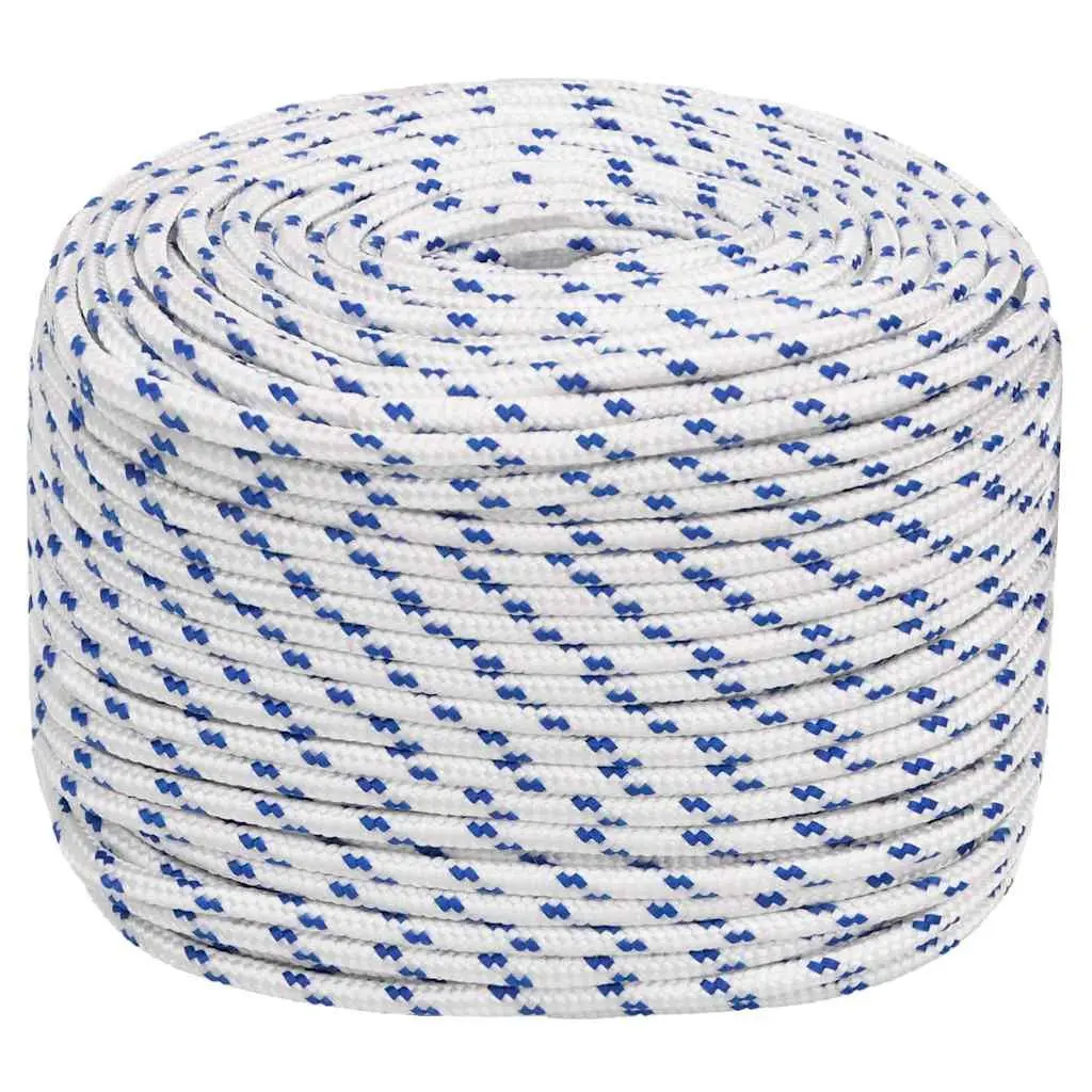Boat Rope Braided Polypropylene 8mm 25m White