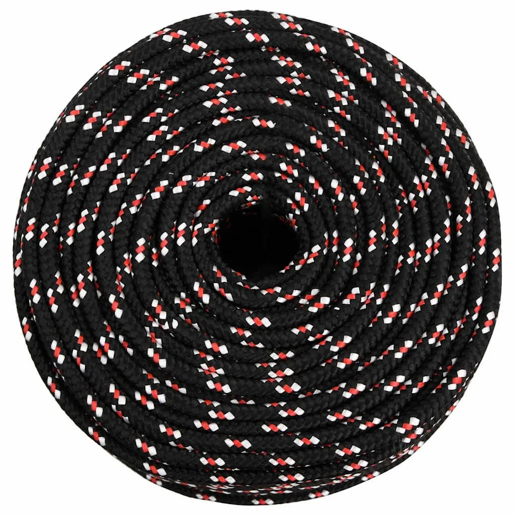 Marine Rope Polypropylene Braided 10mm 100m Black