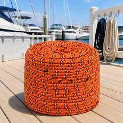 Practical Uses of 50m 6mm Marine Braided Rope in Orange