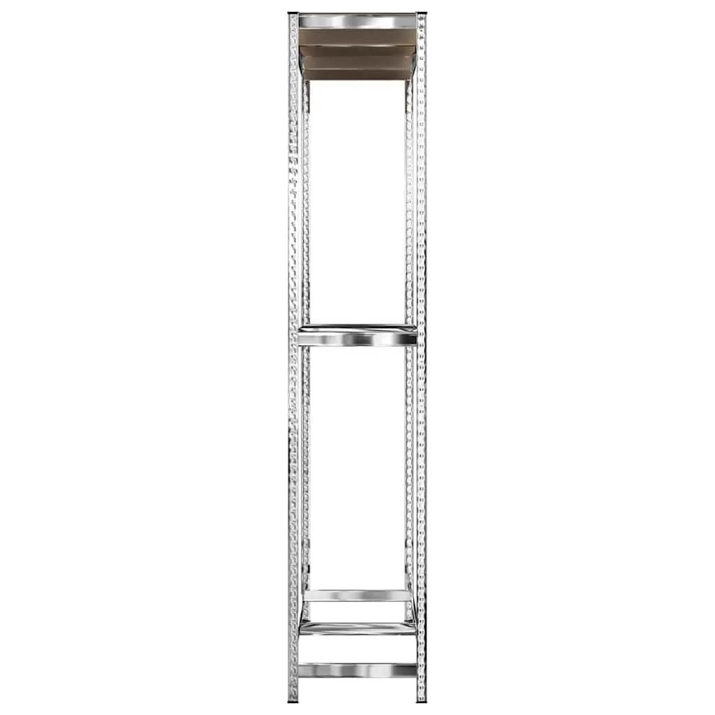 Tire Storage Racks Steel 2-Layer Adjustable 110 x 40 x 180 cm Silver 2 Piece