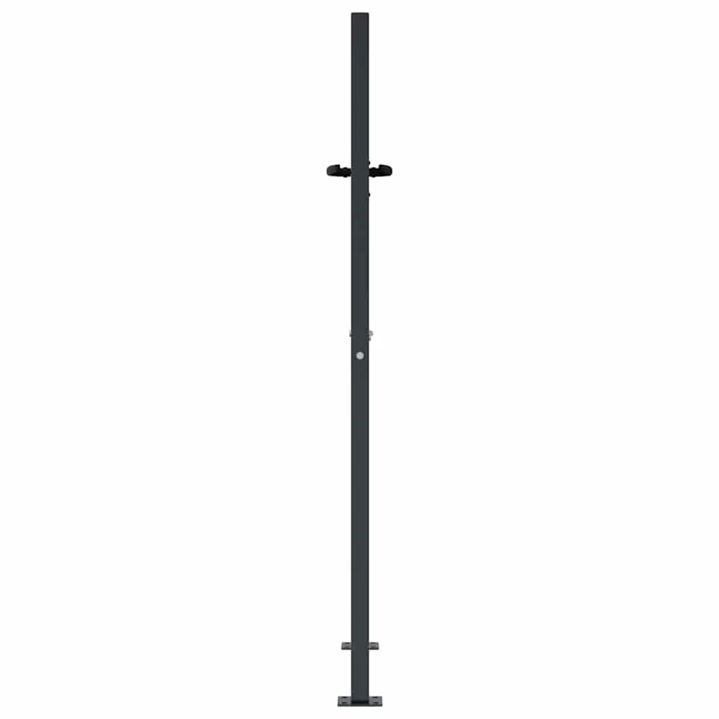 Garden Gate Anthracite Steel Laser-Cut Design Lockable Entry Fence Gate