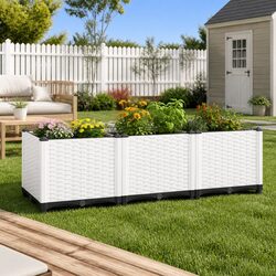 Spacious Raised Garden Bed 120x40x38cm for Your Home