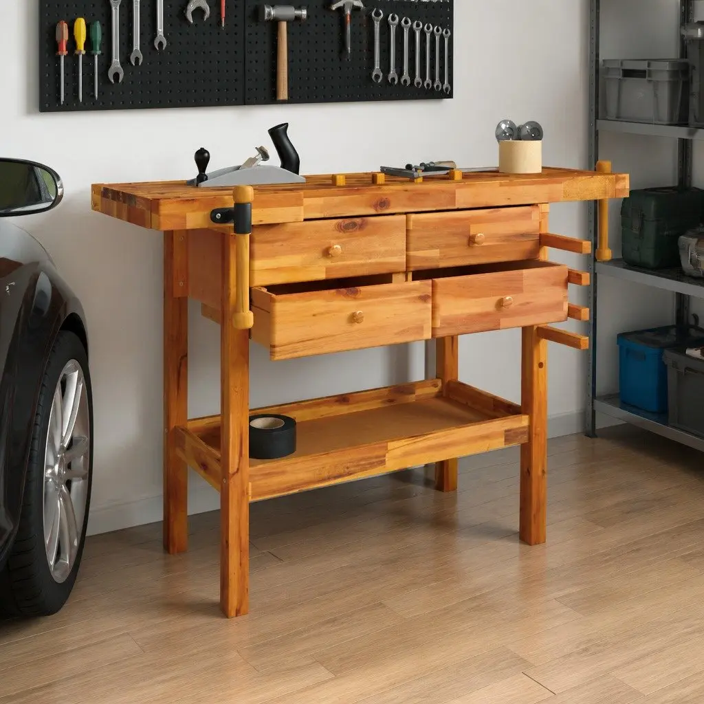 Workbench with Storage for Home Projects