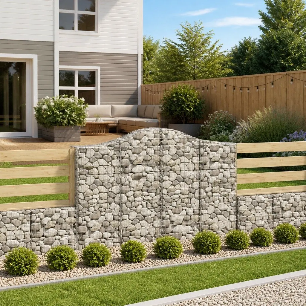 Arched Gabion Basket for Home Use