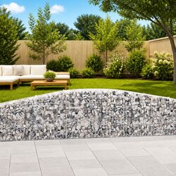 Versatile Arched Gabion Basket for Home and Garden Use