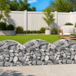 Practical Arched Gabion Basket for Home Use