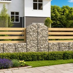 Versatile Arched Gabion Basket for Garden Retaining Walls