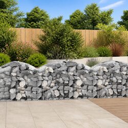 Practical Use of Arched Gabion Basket in Gardens