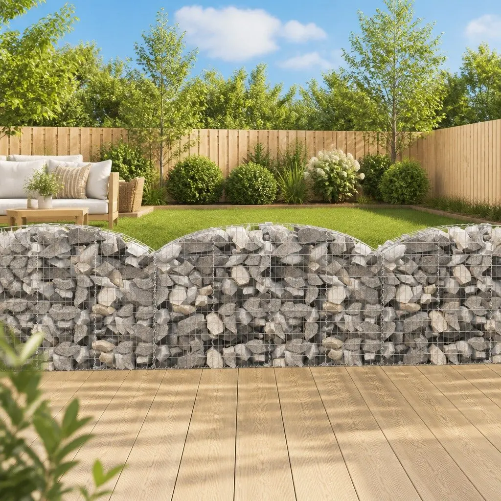 Arched Gabion Basket for Various Outdoor Uses