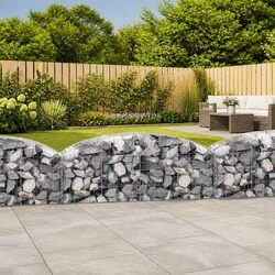 Versatile Arched Gabion Basket for Garden Use