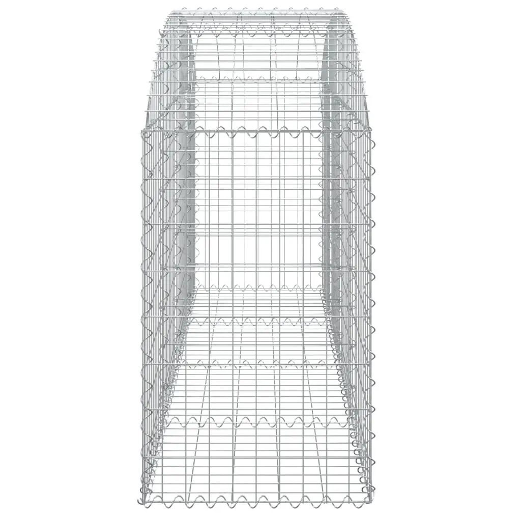 Arched Gabion Basket for Retaining Walls 200x50x80/100 cm
