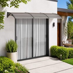 Weather Protection Canopy for Home Entrances, 300x100 cm