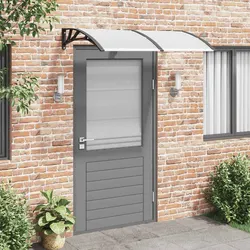 Practical Black Polycarbonate Canopy for Your Home