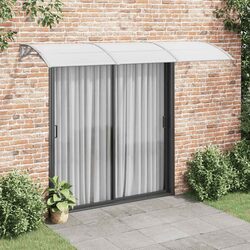 Practical Grey Canopy for Doorways, 300x75cm