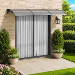 Functional Door Canopy for Your Home: 300x75 cm