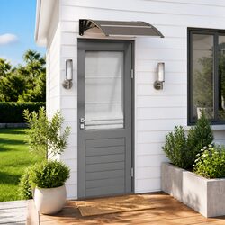 Practical 80x75 cm Canopy for Doorway Weather Protection