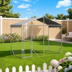 Practical Outdoor Dog Kennel for Safe Animal Containment 3x1.5x2.5 m