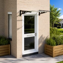 Perfect Door Canopy for Entryways 122x90cm