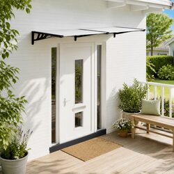 Practical Door Canopy for Protection Against Weather Elements 239x90cm
