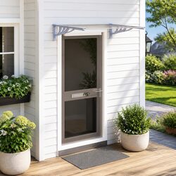Versatile Door Canopy 122x90cm for Weather Protection