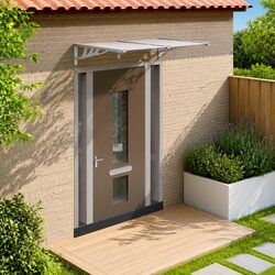 Practical Door Canopy for Rain and Snow 152.5x90 cm