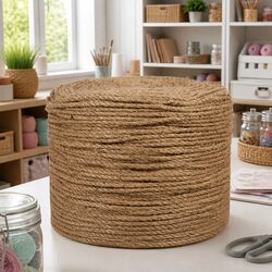 Jute Rope 250m Long for Home and Craft Use