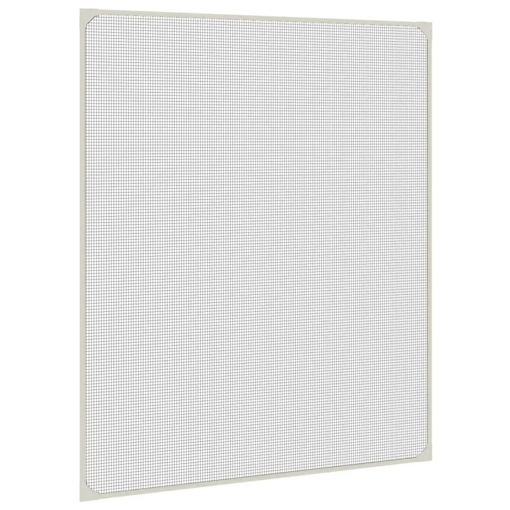 Insect Screen Mesh Fibreglass Anthracite 100x120cm Fly Protection Window Covering