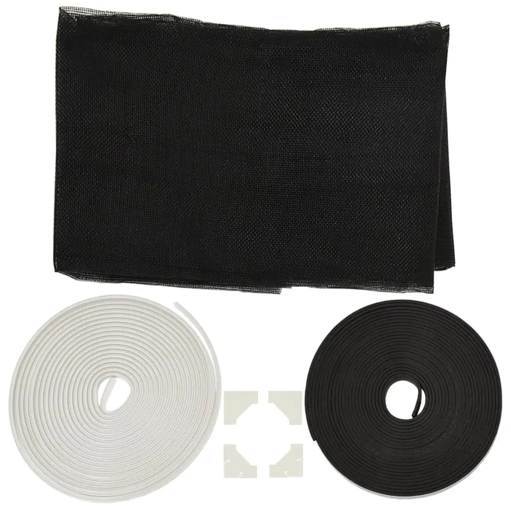 Magnetic Insect Screen for Windows White 120x140 cm Fly Mesh Protection