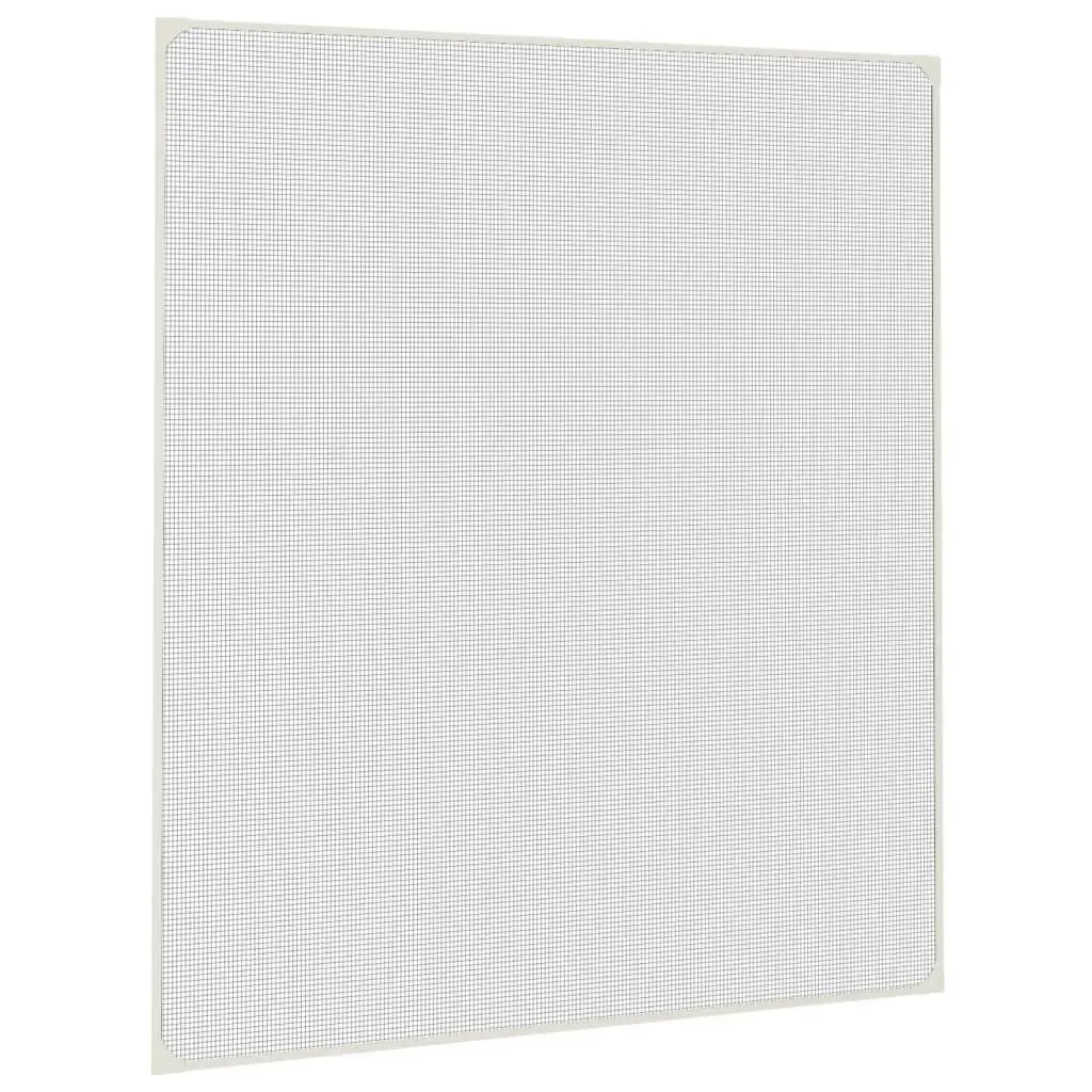 Insect Screen Fibreglass Mesh White 130x150cm Magnetic Tool-Free Installation