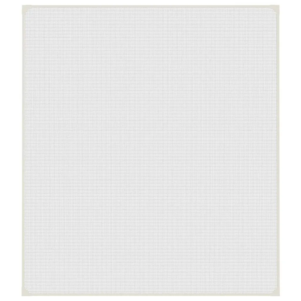 Insect Screen Fibreglass Mesh White 130x150cm Magnetic Tool-Free Installation