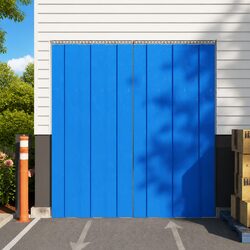 Practical 25m Blue PVC Door Curtain Strip for Your Home