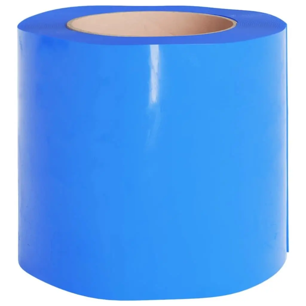 Door Curtain Strip Roll PVC 200mm Blue Thermal Insulation Noise Reduction 25m