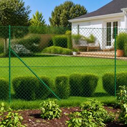 Practical Green Chain Link Fence for Secure Enclosures