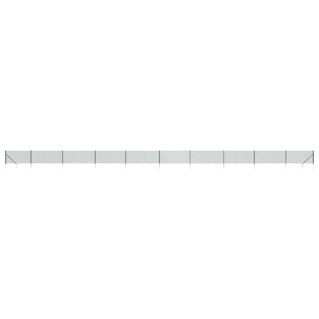 0.8x25m Green Chain Link Fence for Various Uses