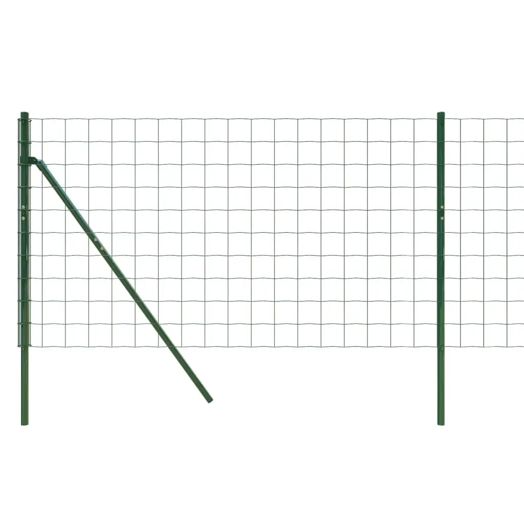 1x25m Green Wire Mesh Fence for Gardens