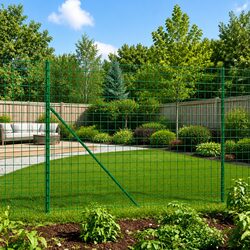 Practical Green Wire Mesh Fence Panel 1.4x25 m for Your Yard