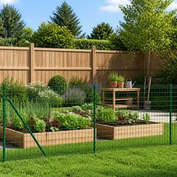 Practical Green Wire Mesh Fence 1x25m for Your Home