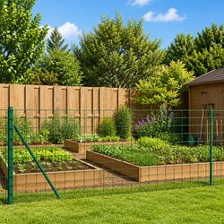 Practical 1x25m Wire Mesh Fence for Home and Garden Use