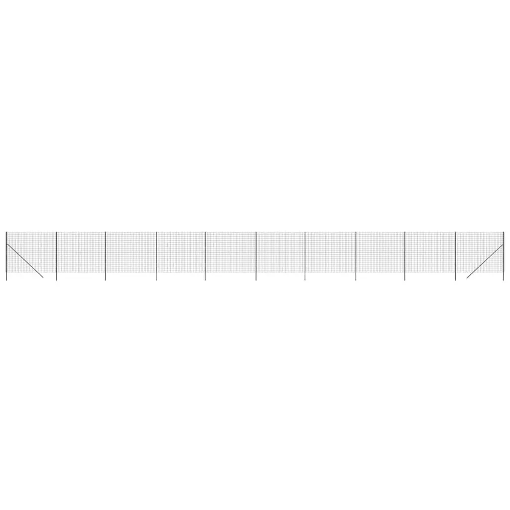 Wire Mesh Fence Panel Anthracite Galvanised Steel Garden Barrier Enclosure