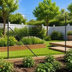 Practical Wire Mesh Fence Panels for Outdoor Enclosures 1.6 x 25 m
